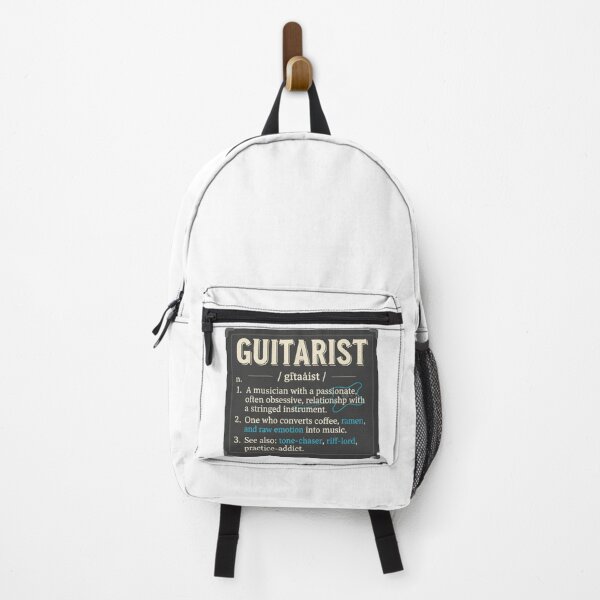 Item preview, Guitarist Definition Professional Dictionary Typography Art designed and sold by Wear Sculpt.
