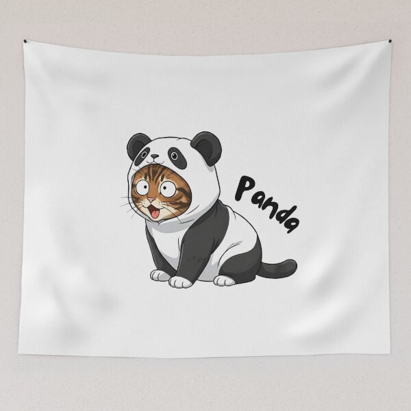 Item preview, Panda Cat Costume - Cute Feline Cub designed and sold by Animal Xeno Circus.