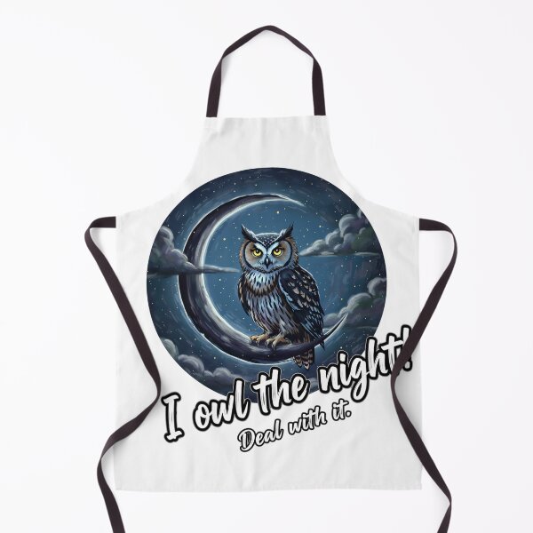 Item preview, I Owl The Night! - Funny Owl Pun King designed and sold by Animal Xeno Circus.