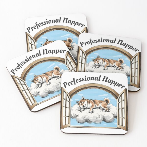 Item preview, Professional Napper Shiba Inu - The King of Sleep designed and sold by Animal Xeno Circus.