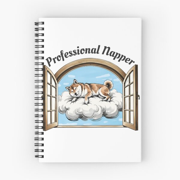 Item preview, Professional Napper Shiba Inu - The King of Sleep designed and sold by Animal Xeno Circus.