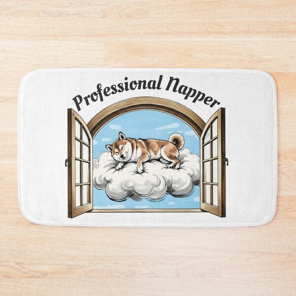 Item preview, Professional Napper Shiba Inu - The King of Sleep designed and sold by Animal Xeno Circus.