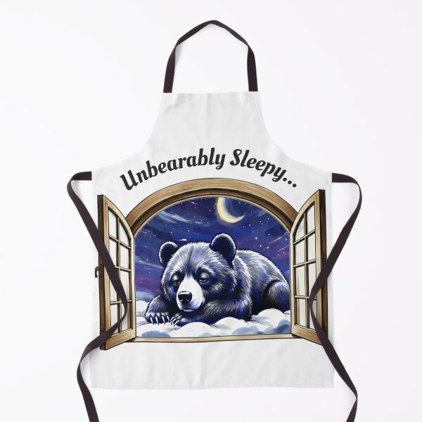 Item preview, Unbearably Sleepy Bear - Funny Pun Art designed and sold by Animal Xeno Circus.