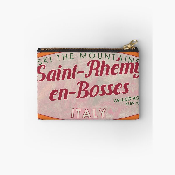 Item preview, Saint-Rhémy-en-Bosses, Italy, Valle d’Aosta, Ski, textured skiing badge designed and sold by Wanderful-roads.