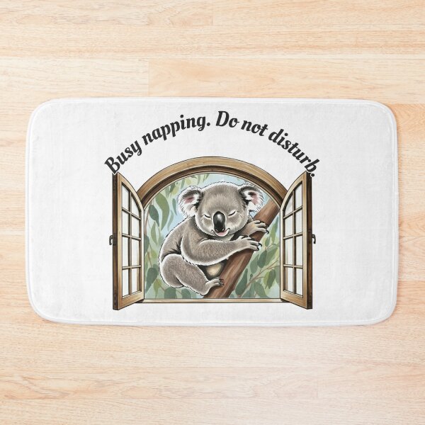 Item preview, Busy Napping Koala - Do Not Disturb designed and sold by Animal Xeno Circus.