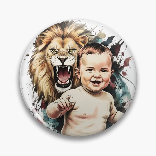 Item preview, Baby and Roaring Lion - You're Next! designed and sold by Animal Xeno Circus.