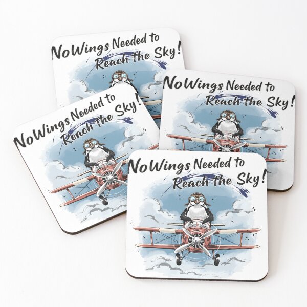Item preview, Flying Penguin Pilot - No Wings Needed to Reach the Sky! designed and sold by Animal Xeno Circus.