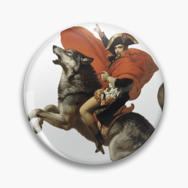Item preview, Napoleon on a Wolf - The Victory Quote Art designed and sold by Animal Xeno Circus.