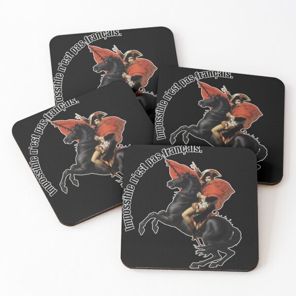 Item preview, Napoleon on a Unicorn - Impossible n'est pas français designed and sold by Animal Xeno Circus.
