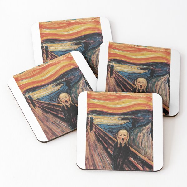 Item preview, The Baby Scream - Edvard Munch Parody Art designed and sold by Animal Xeno Circus.