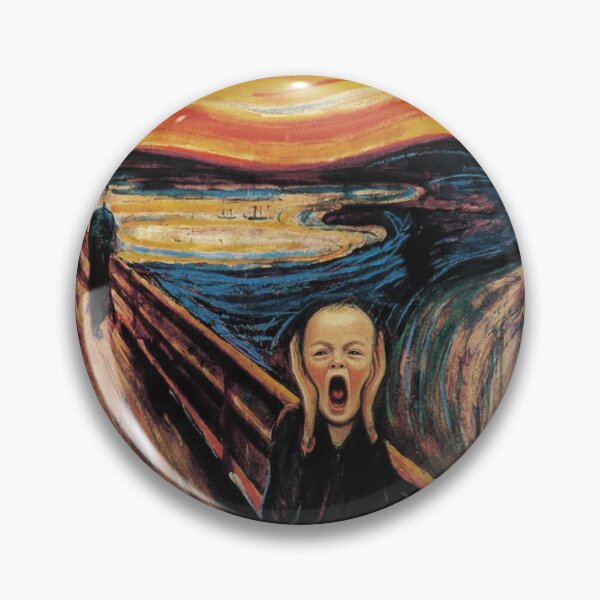 Item preview, The Baby Scream - Edvard Munch Parody Art designed and sold by Animal Xeno Circus.
