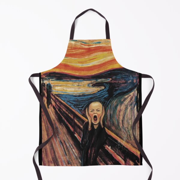 Item preview, The Baby Scream - Edvard Munch Parody Art designed and sold by Animal Xeno Circus.