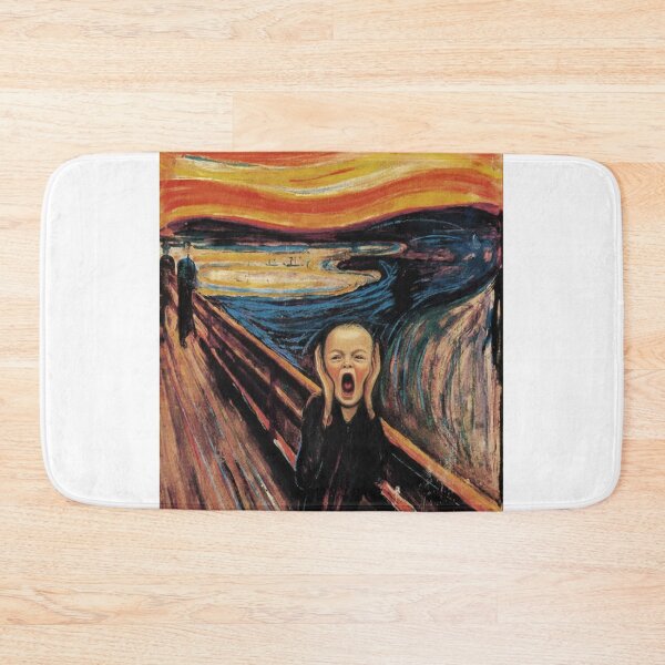 Item preview, The Baby Scream - Edvard Munch Parody Art designed and sold by Animal Xeno Circus.