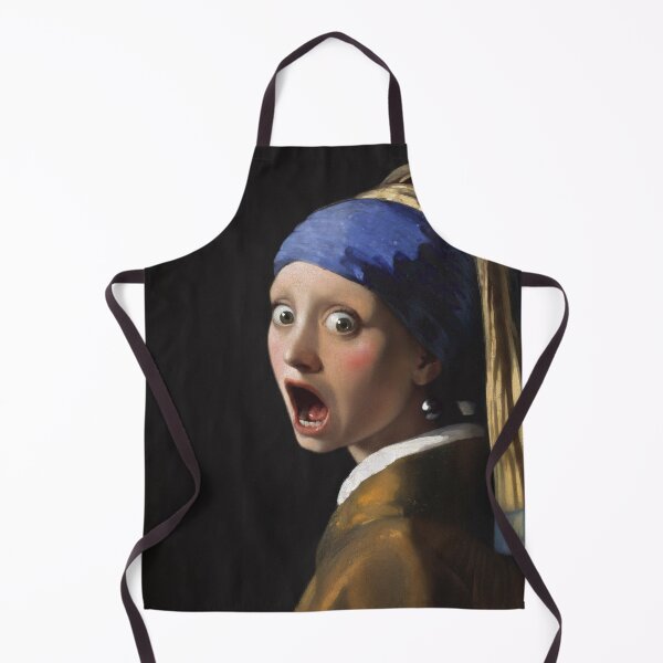 Item preview, Girl with a Shocked Expression - Vermeer Parody designed and sold by Animal Xeno Circus.