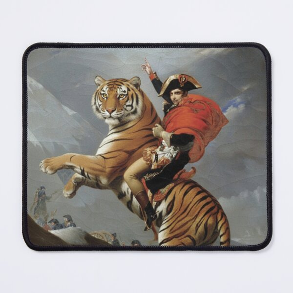 Item preview, Napoleon on a Tiger - Classic Art Parody designed and sold by Animal Xeno Circus.