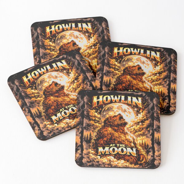 Item preview, HOWLIN at the MOON Golden Sasquatch designed and sold by PaparazziAnunnaki.