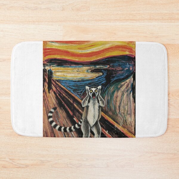 Item preview, Ring-Tailed Lemur Scream - Edvard Munch Parody designed and sold by Animal Xeno Circus.
