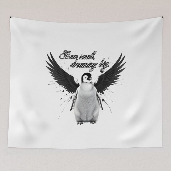 Item preview, Dreaming Big Penguin Baby - Born Small, Dreaming Big designed and sold by Animal Xeno Circus.