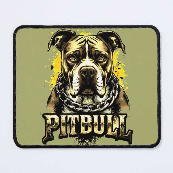 Item preview, Pitbull Dog Guardian Alpha Strength Vintage Urban Art designed and sold by VikArtStudio.