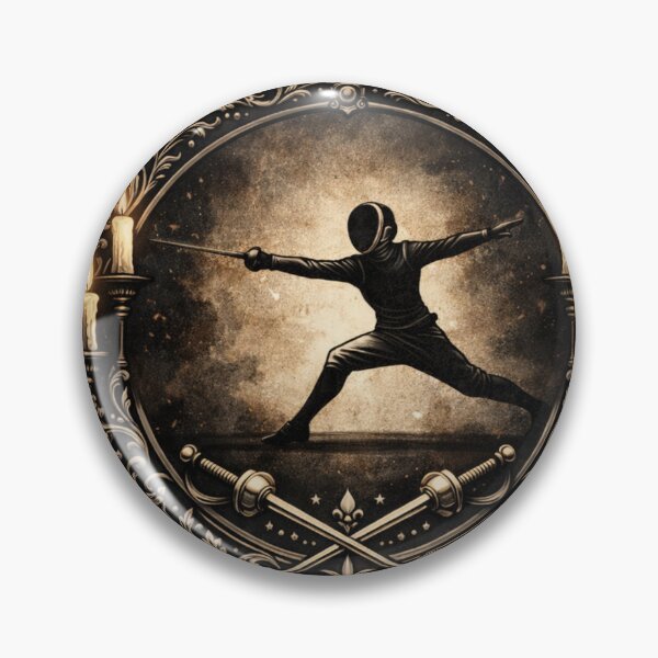 Item preview, Epee Society Dark Crest designed and sold by ChillCharmStudio.