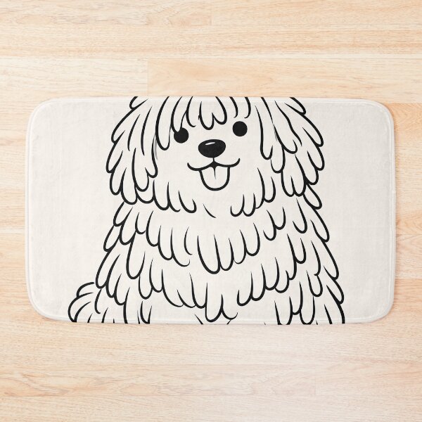 Item preview, Cute Puli Dog – Minimalist Hungarian Sheepdog Line Art designed and sold by QuietWallStudio.