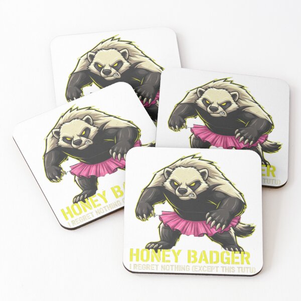 Item preview, Honey Badger Tutu Funny Fearless Animal Sarcasm designed and sold by Wear Sculpt.