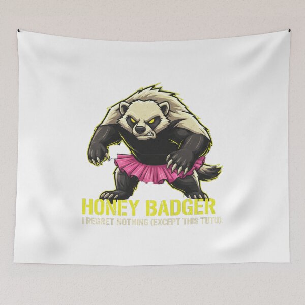 Item preview, Honey Badger Tutu Funny Fearless Animal Sarcasm designed and sold by Wear Sculpt.