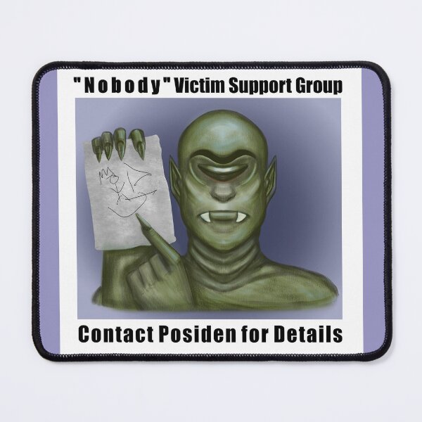 Item preview, "Nobody" Victim Support Group designed and sold by Syph-Creations.