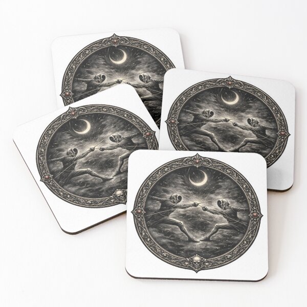 Item preview, Spooky Epee Night Duel designed and sold by ChillCharmStudio.