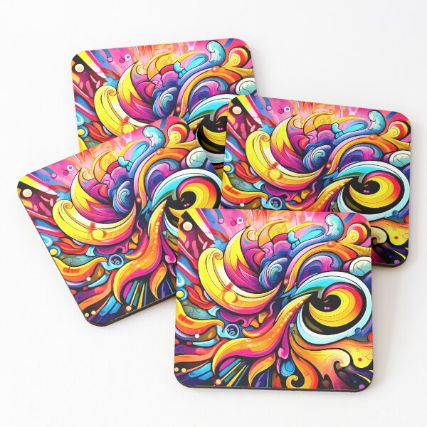 Item preview, Colorful Wallcovering Tapestry, duvet cover, throw blanket, shower curtain designed and sold by CharlottePlaceArt.
