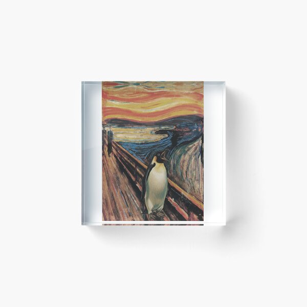 Item preview, The Squawk! (Munch's The Scream Parody Penguin) designed and sold by Animal Xeno Circus.