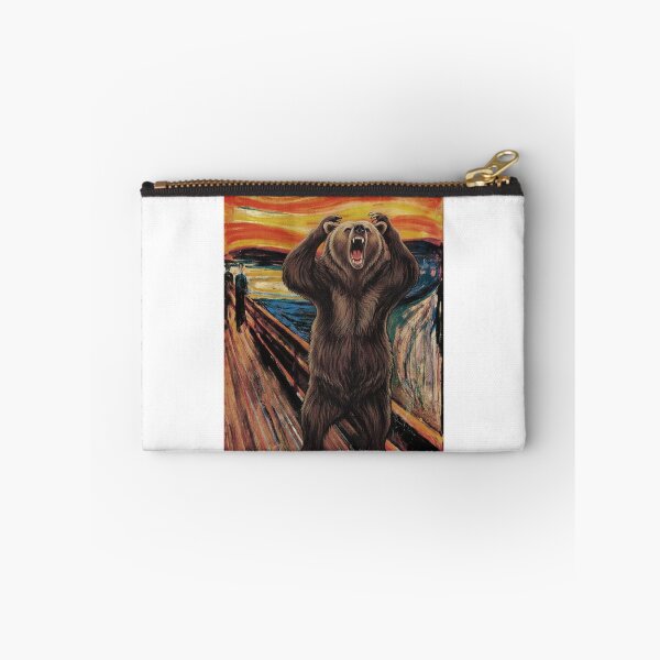 Item preview, The Roar (Munch's The Scream Parody Bear Art) designed and sold by Animal Xeno Circus.