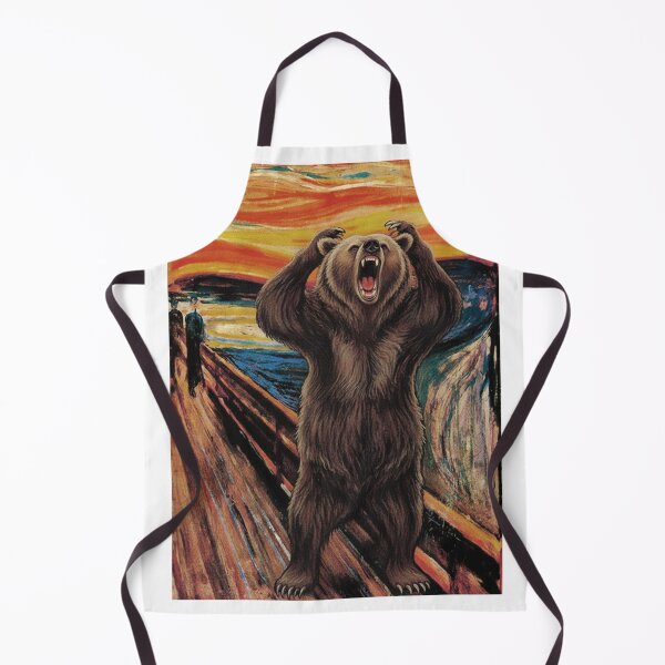 Item preview, The Roar (Munch's The Scream Parody Bear Art) designed and sold by Animal Xeno Circus.