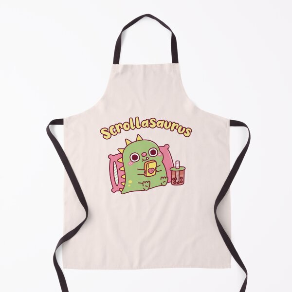 Item preview, Cute Scrollasaurus Dinosaur Scrolling On Handphone designed and sold by rustydoodle.