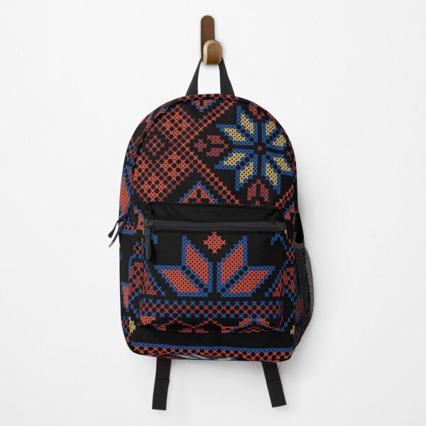 Item preview, Realistic Palestinian Jordanian Arabic Tatreez Cross Stitch Embroidery Art Pattern #4 designed and sold by Hurriyyatee.