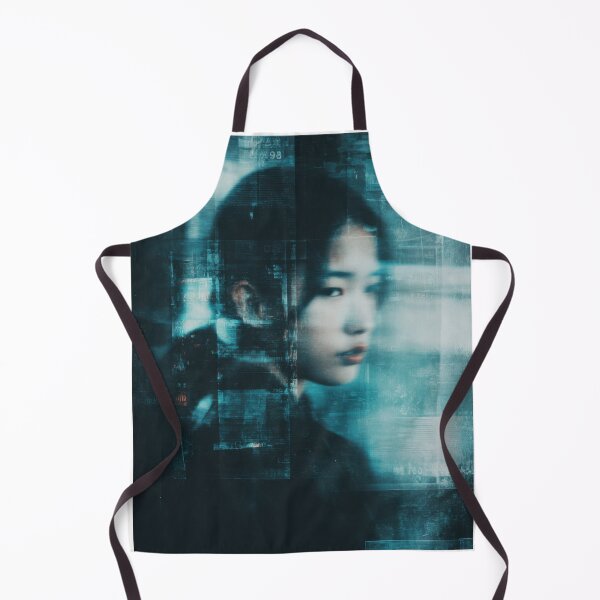 Item preview, Dreampunk Glitch Muse Tech-Noir Dream Portrait designed and sold by WartonnoArt.