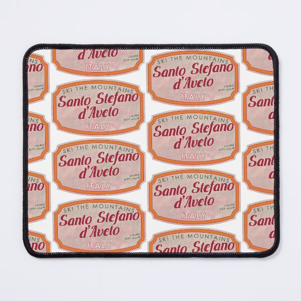 Item preview, Santo Stefano d'Aveto, Italy, Liguria, Ski, textured skiing badge designed and sold by Wanderful-roads.
