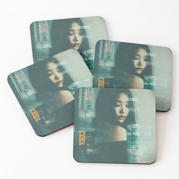 Item preview, Liminal Glitch Muse Tech-Noir Dream Portrait designed and sold by WartonnoArt.