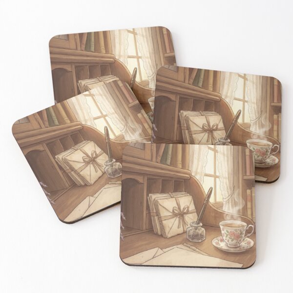 Item preview, Victorian Writing Nook – Handwritten Letters, Lavender & Afternoon Tea designed and sold by ArtFreshStudio.
