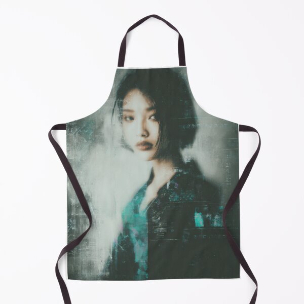 Item preview, Dreamy Glitch Muse Tech-Noir Dream Portrait designed and sold by WartonnoArt.