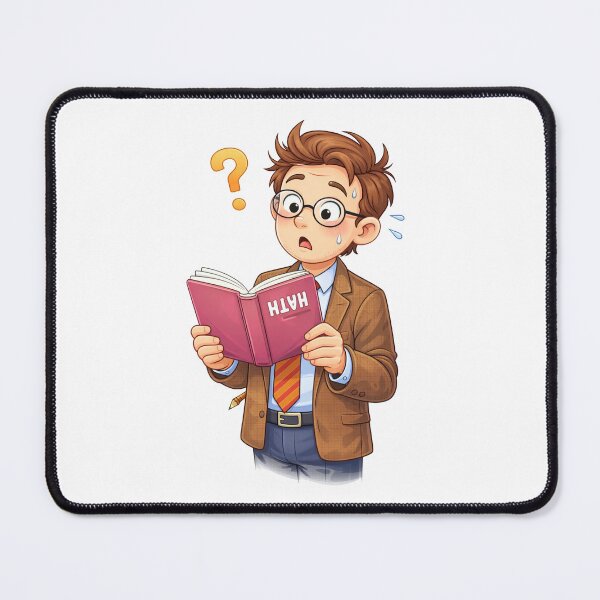 Item preview, Confused Cartoon Teacher Character designed and sold by PriyankaSonara.