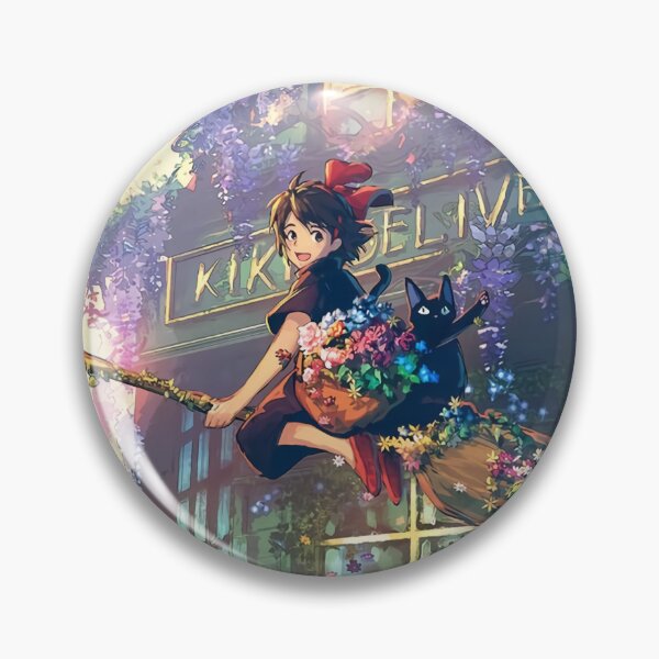 Item preview, Cute kawaii art girl [kiki's] go -%[ghiblis]%- flying away sky designed and sold by Wenddys.