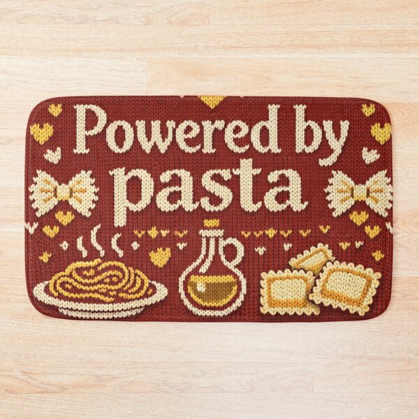 Item preview, Powered by Pasta – A culinary knitting pattern for gourmets designed and sold by Mauswohn.