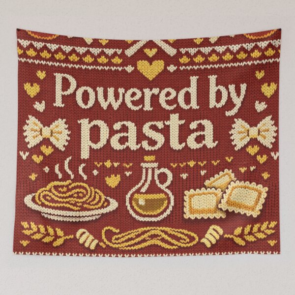 Item preview, Powered by Pasta – A culinary knitting pattern for gourmets designed and sold by Mauswohn.