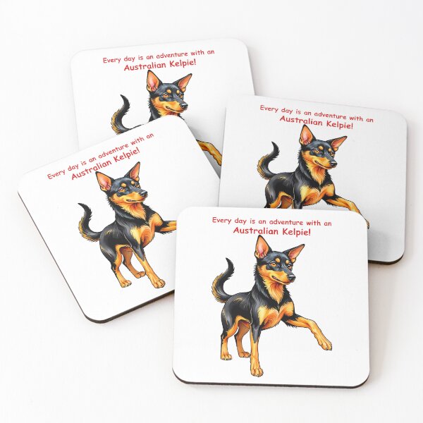 Item preview, Every day is an adventure with an Australian Kelpie designed and sold by Kestrelle.