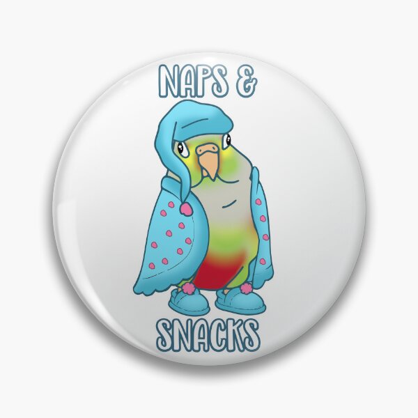 Item preview, Naps & Snacks - Pineapple Conure designed and sold by FandomizedRose.