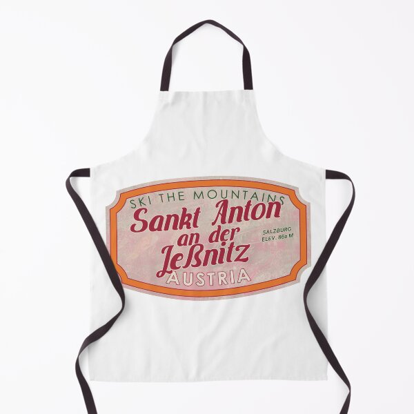 Item preview, Sankt Anton an der Jeßnitz, Austria, Niederösterreich, Ski, textured skiing badge designed and sold by Wanderful-roads.