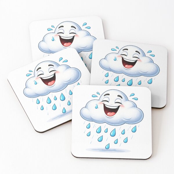 Item preview, Smiling Clouds And Water Drops designed and sold by PriyankaSonara.