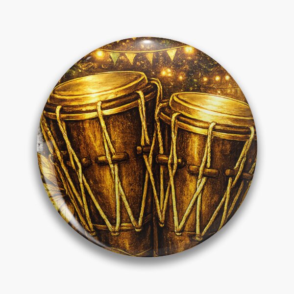 Item preview,     Garifuna Drums Punta Festival Gold Art designed and sold by ezsketch25.