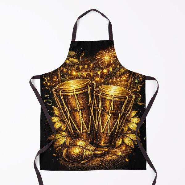 Item preview, Garifuna Drums Punta Festival Gold Art designed and sold by ezsketch25.